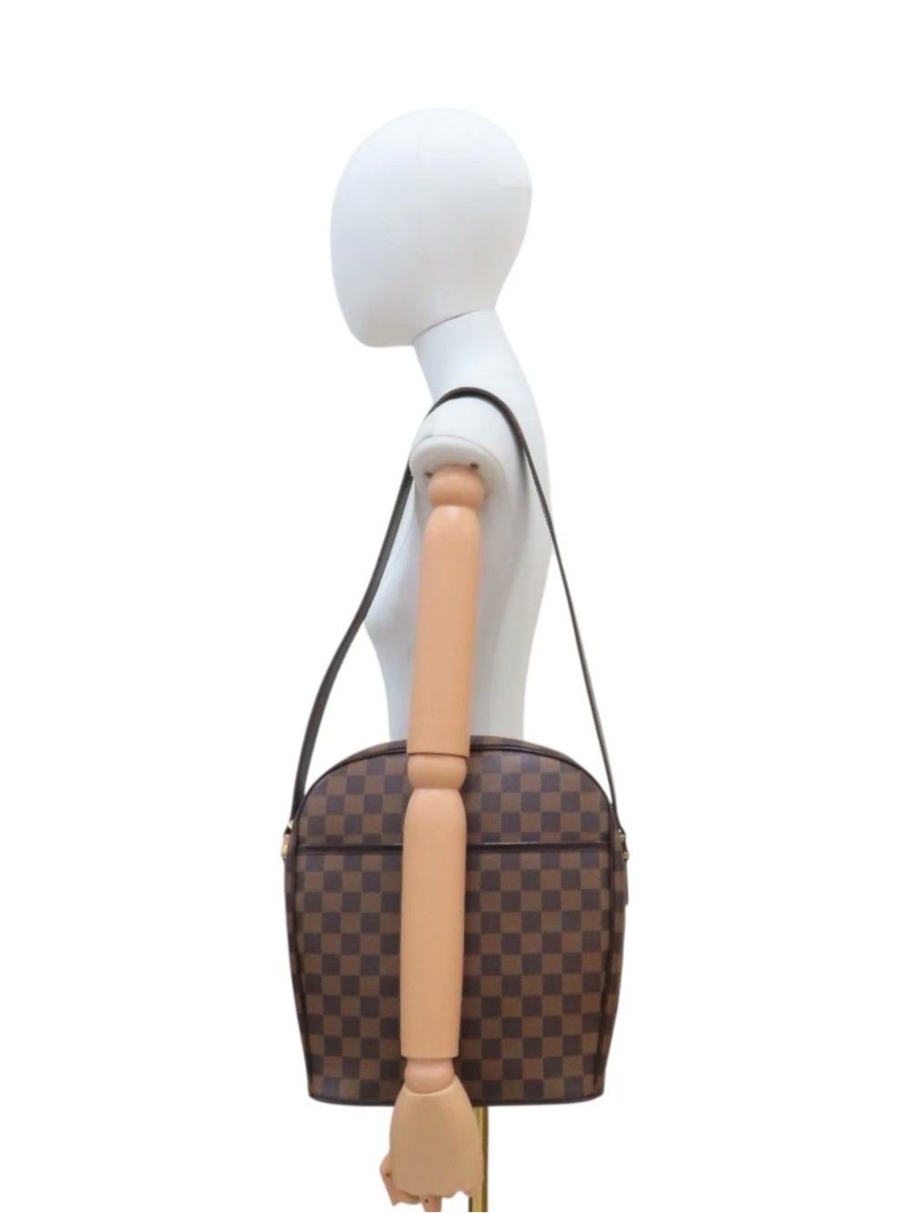 LOUIS VUITTON Ipanema GM Damier Ebene Canvas Brown Crossbody